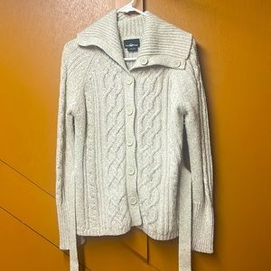 It’s Our Time Size Large Knit Sweater with Waist Tie